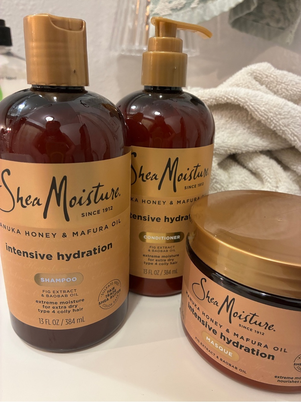 Shea Moisture Intensive Hydration Masque - Amber and Gold